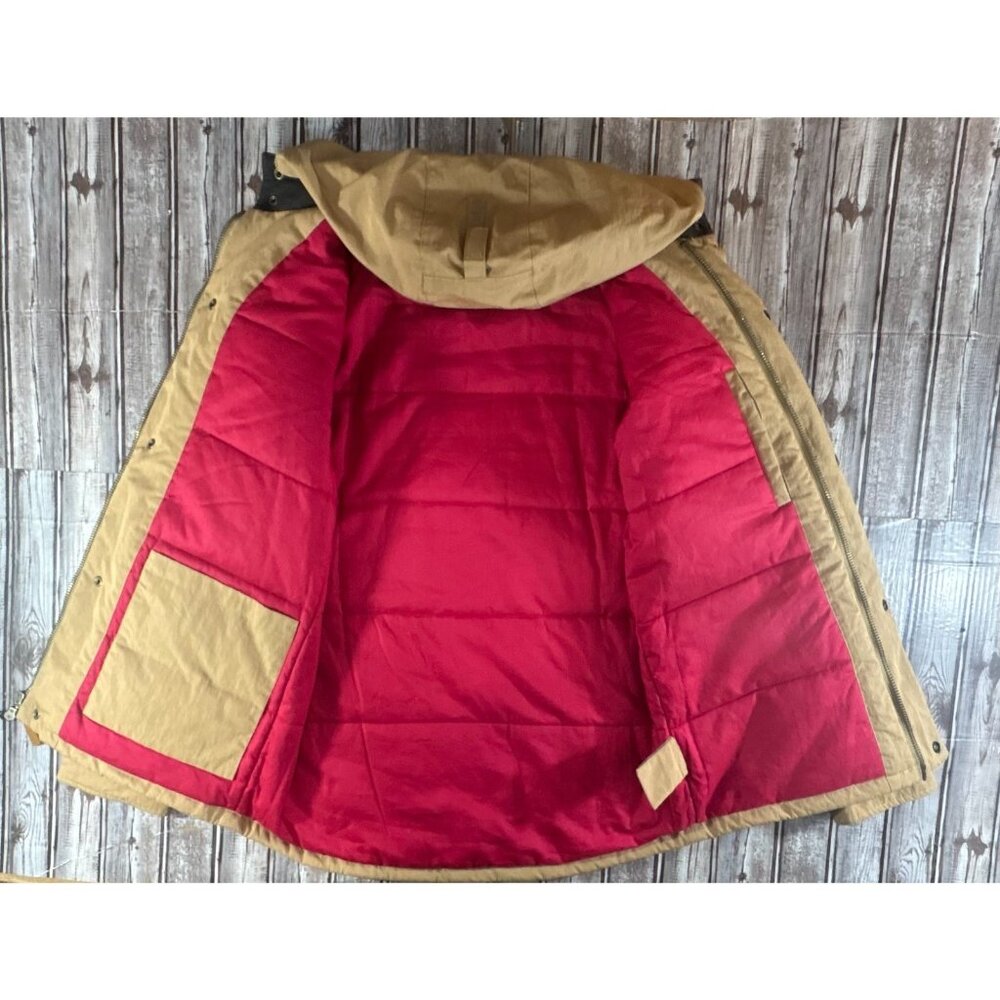 BROOKS BROTHERS Thermal Insulated field Jacket Coat sz M color Brown mspr $398 - Picture 5 of 9